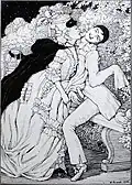 Image 91Illustration from Le livre de la Marquise by Konstantin Somov