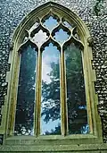 The east window of the chancel