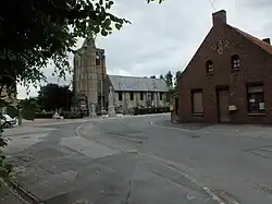 The church in Lederzeele
