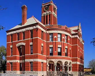 County courthouse in Giddings, built 1899