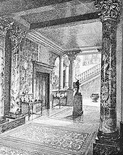 Vestibule of Leighton House, London, 1882.