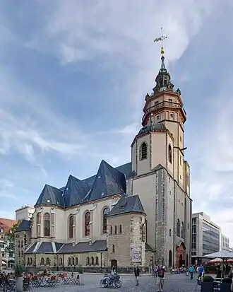 St. Nicholas Church, largest church in Leipzig