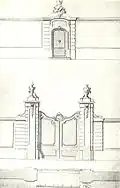 The main gate
