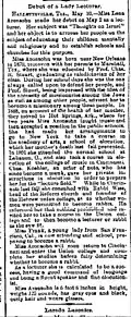 1893 article on Aronsohn