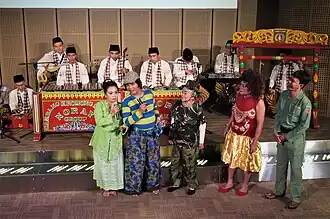 Lenong, a traditional theatrical performance from Jakarta