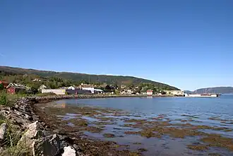 View of the shoreline
