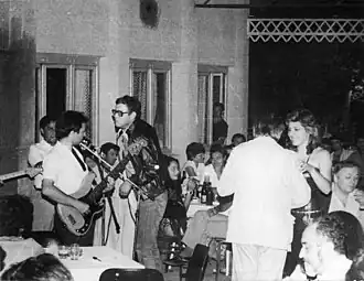 Leo Martin performing in Niš during the early 1980s.