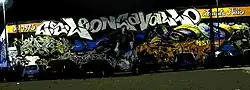 Graffiti at Leoncavallo