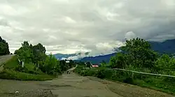 View from the village