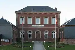 The town hall in Les Trois-Pierres