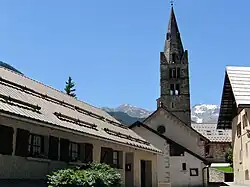The church of Saint-Laurent, in Les Vigneaux
