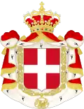 Lesser coat of arms as King