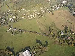 Aerial view of Dolní Podluží