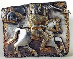 Thracian plaque with the Thracian horseman