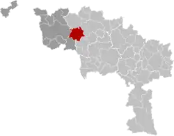 The municipality in the province of Hainaut