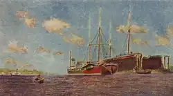 1890 sketch of Fresh Wind. Volga