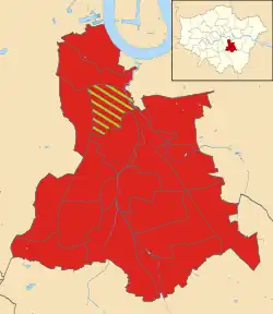 Lewisham 2014 results map