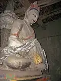 Lhalung. Old statue.