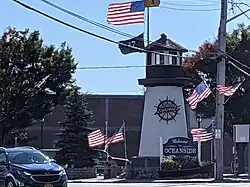 Oceanside's Liberty Lighthouse at Veterans Triangle in 2021