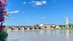 Bridge over the Dordogne river