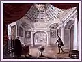 Library of the Colegio de San Gregorio by Valentín Carderera, circa 1837. Museo Lázaro Galdiano