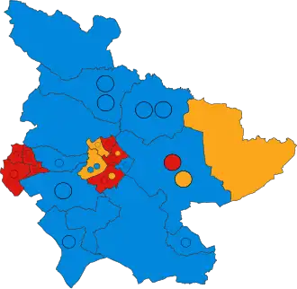 2023 results map