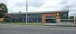 Lidl store entrance