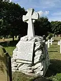 Memorial in Aldeburgh churchyard commemorating the 1899 lifeboat disaster (rear)
