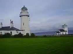Lighthouse and foghorn building