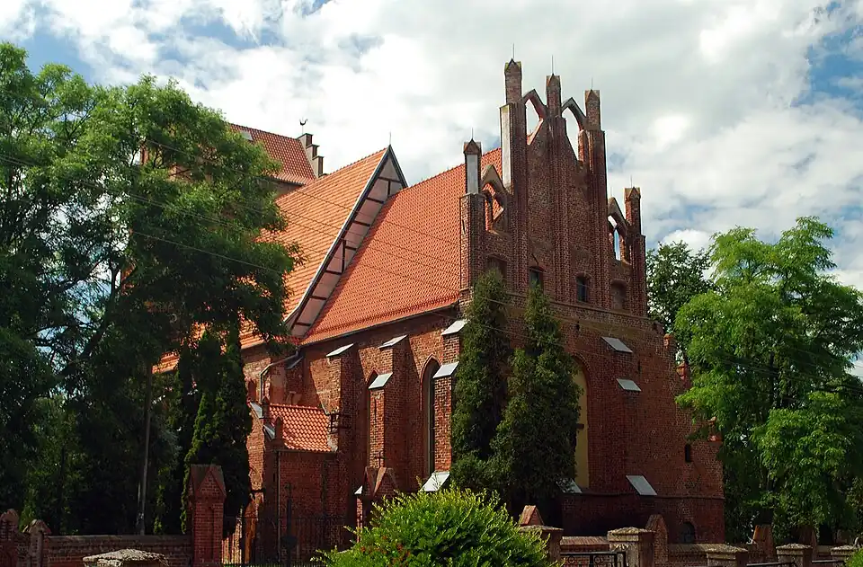 Saint Martin Church, back view.