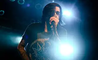 Chris Roetter performing live in 2012