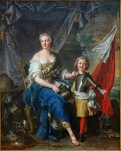 Mademoiselle de Lambesc and the Count de Brionne by Jean-Marc Nattier