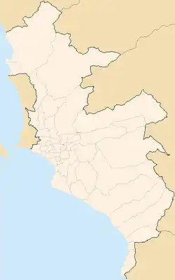 Liga 1 (Peru) is located in Lima metropolitan area