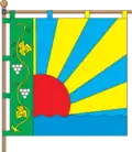 Flag of Lymanske settlement hromada