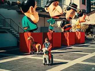 Carnival Decoration in the Limassol Marina, in 2016