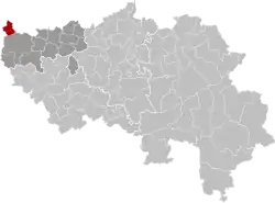 Location of Lincent in the province of Liège