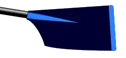 Image showing the rowing club's blade colours