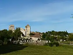 A general view of Liorac-sur-Louyre