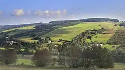 Panorama of the part of Lipnica Wielka
