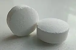 Two lithium orotate 5 mg tablets.