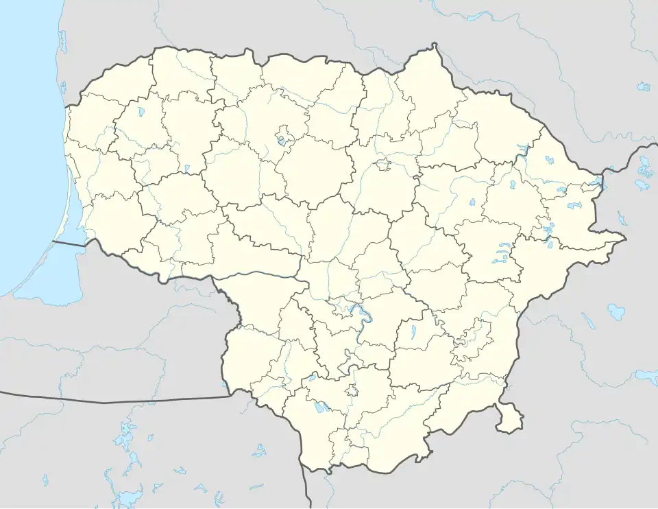 Lietuvos krepšinio lyga is located in Lithuania