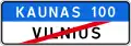 End of city limit