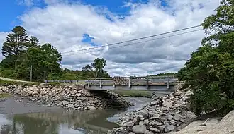 The Burnett Road bridge
