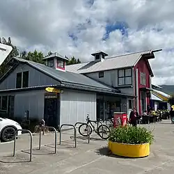 Little River is a popular stopping point for tourists travelling to Akaroa.