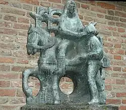 A statue commemorating Bernlef's healing by Henk Carlier&nbsp;[nl][6]
