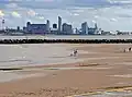 The Plaza can clearly be seen between Liverpool Cathedral and the Beetham Tower in this panorama
