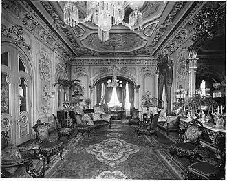 The drawing room from another angle, 1911.