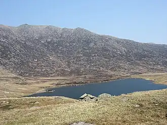 An image of Llyn Cwm-y-ffynnon, a lake