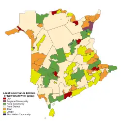 NB's local governance entities.