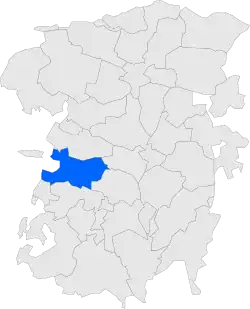 Map showing location within Berguedà